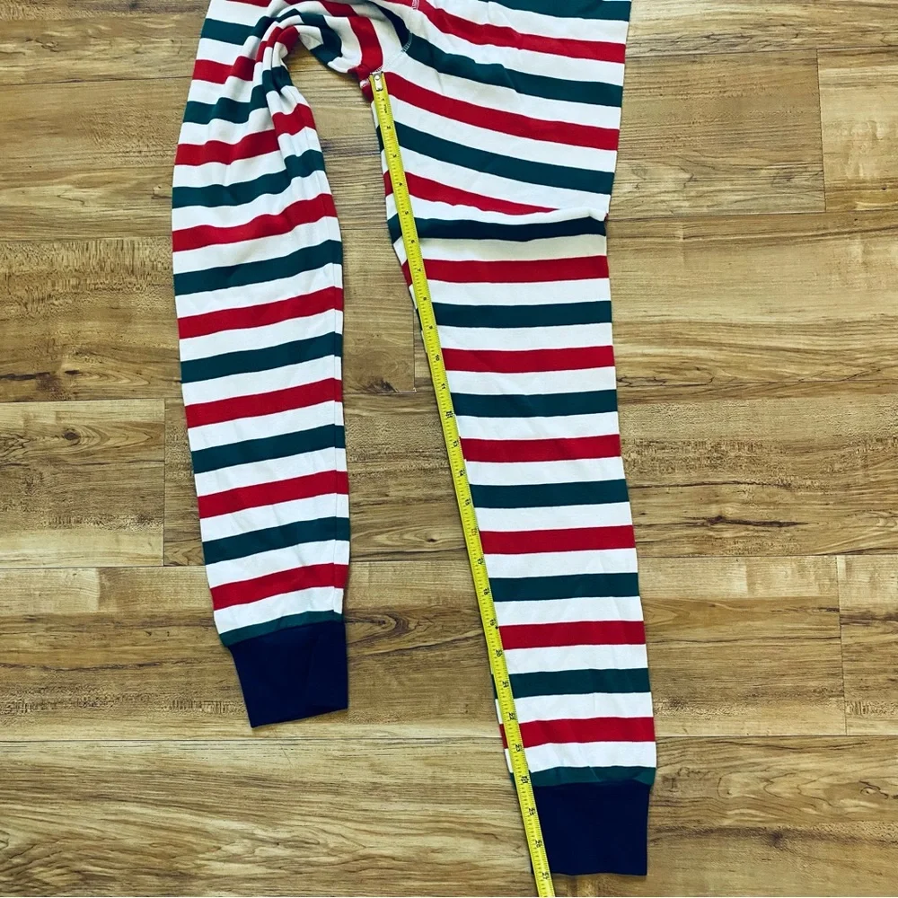 CREWCUTS Boy's 14 Striped Snug Fit Christmas Holiday Long Sleeve Cotton Pajamas